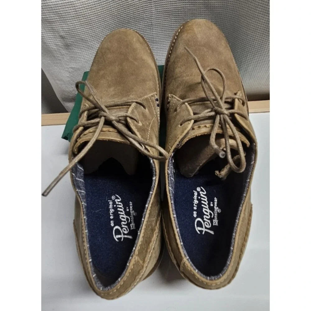 Original‎ Penguin Wenzhou Oxford dress shoes leather upper men Sz US 9